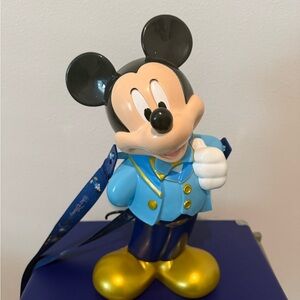 Disney Mickey Mouse Blue and Gold Figurine